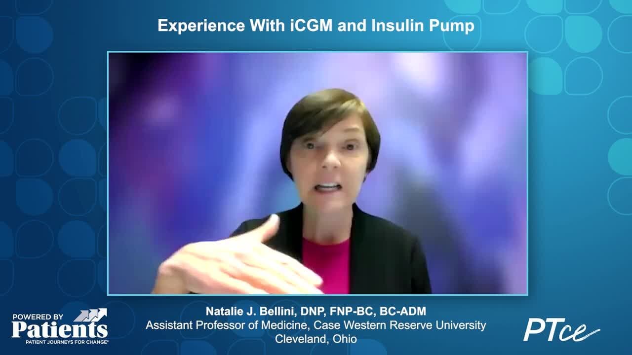Natalie’s experience with iCGM and an insulin pump