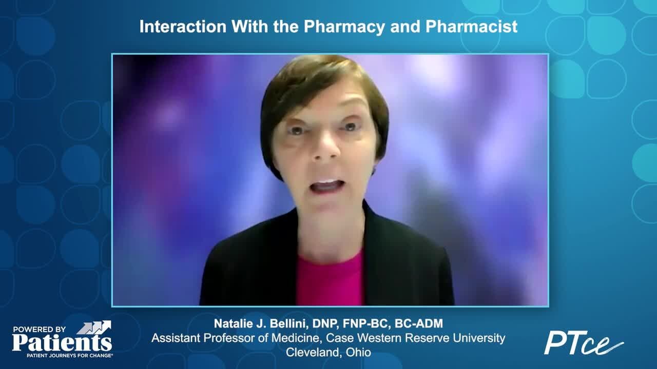 Natalie’s interaction with the pharmacy and pharmacist
